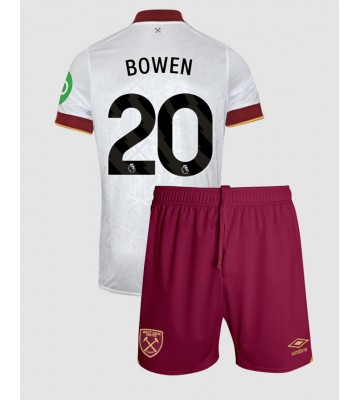 West Ham United Jarrod Bowen #20 Tercera Equipación Niños 2024-25 Manga Corta (+ Pantalones cortos)